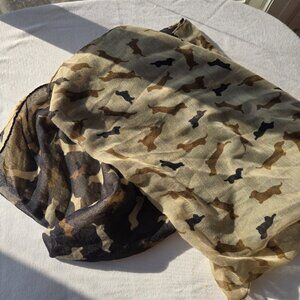 Cute Dachshund Doxie Infinity Scarf